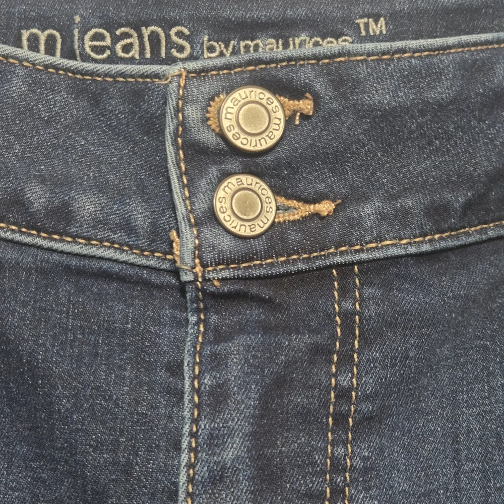 Maurices Dark Blue High-Rise Skinny Jeans - Picture 3 of 7
